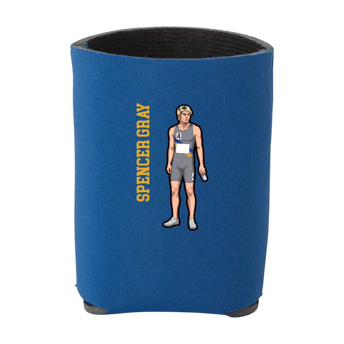 Can Holder — Name Vertical in Royal