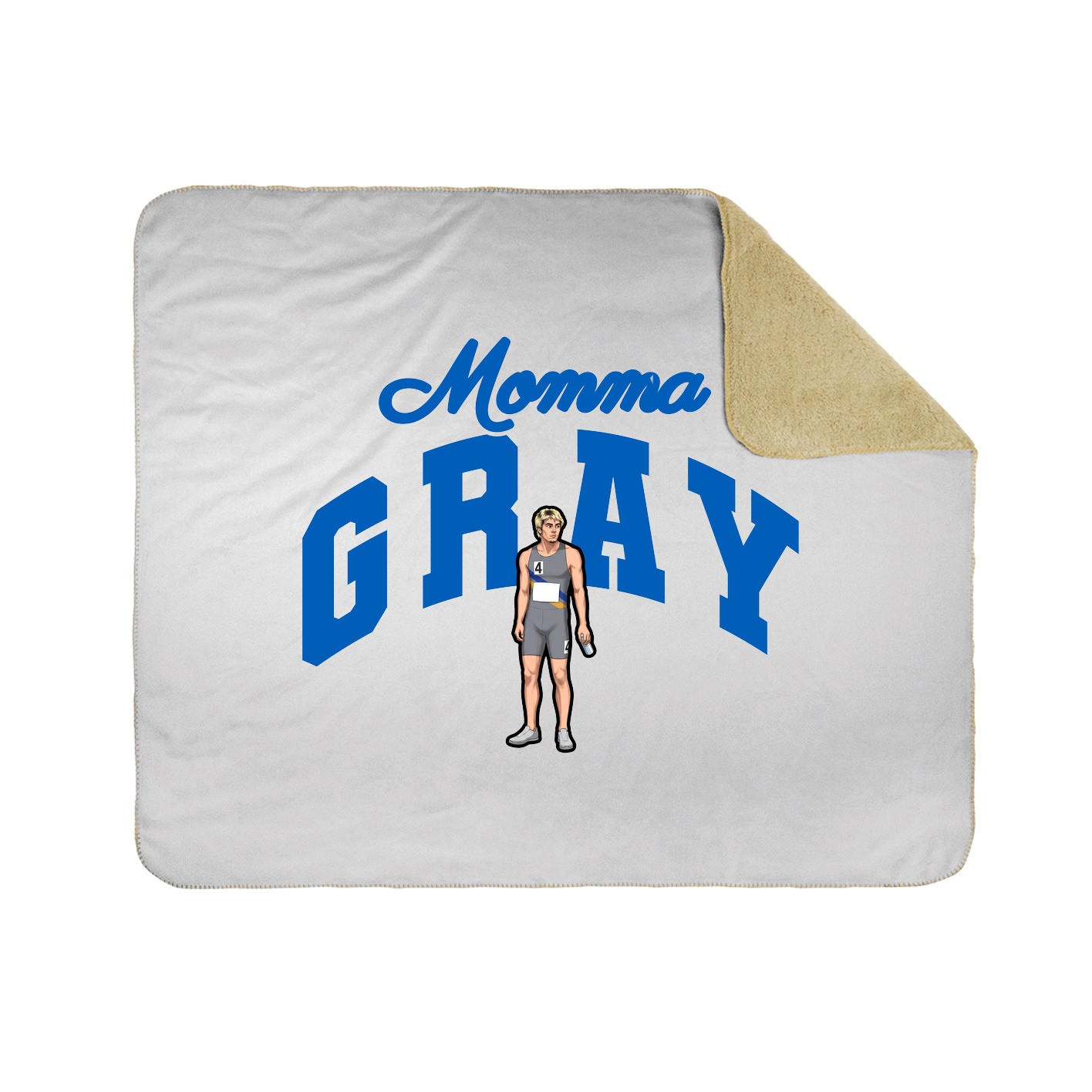 Throw Blanket — Mothers Day Arch in White