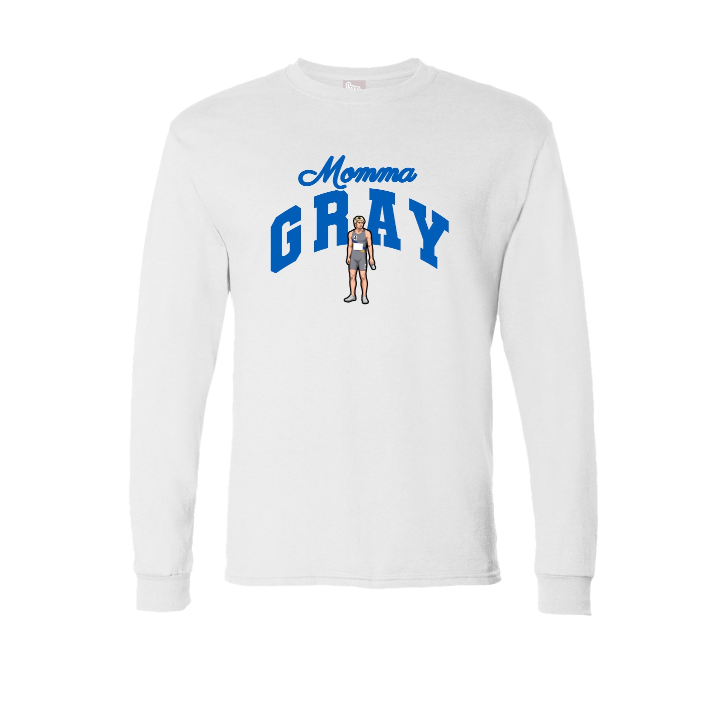 Long Sleeve Tee — Mothers Day Arch in White
