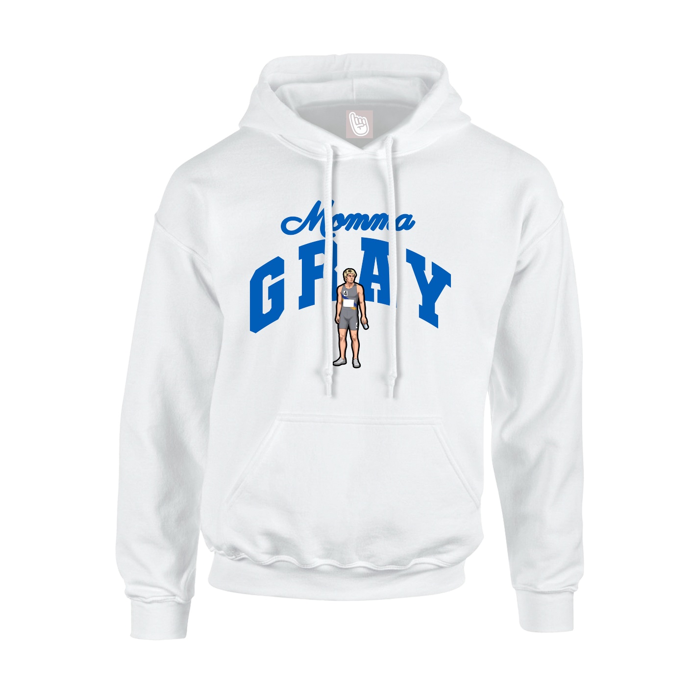 Youth Hoodie — Mothers Day Arch in White