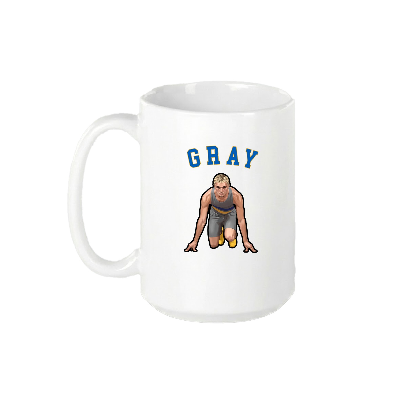 15oz Coffee Mug — Shirsey Arch in White