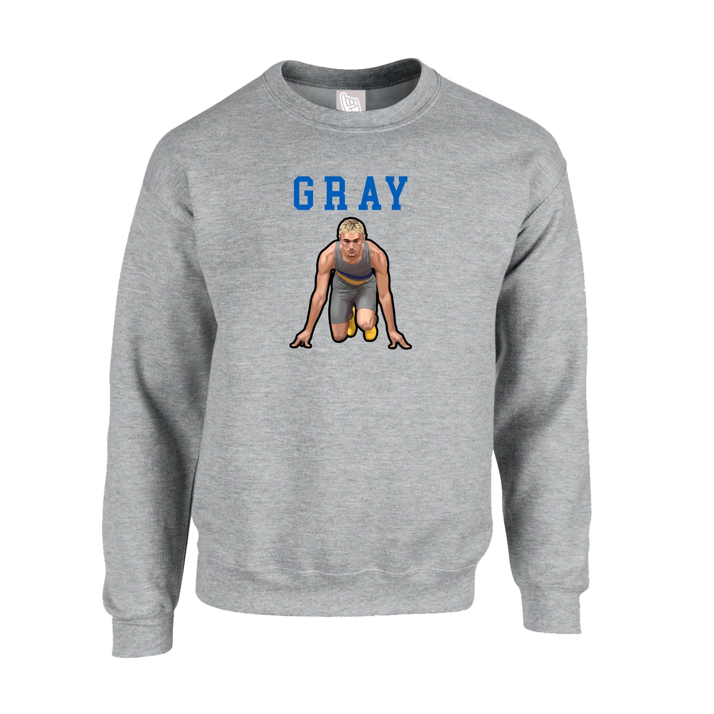 Fleece Crew — Shirsey in Grey