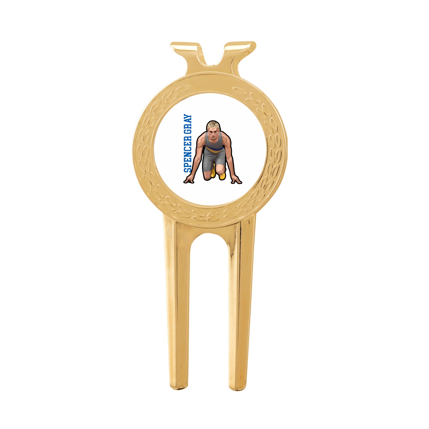 Divot Tool with Ball Marker — Name Vertical in Classic