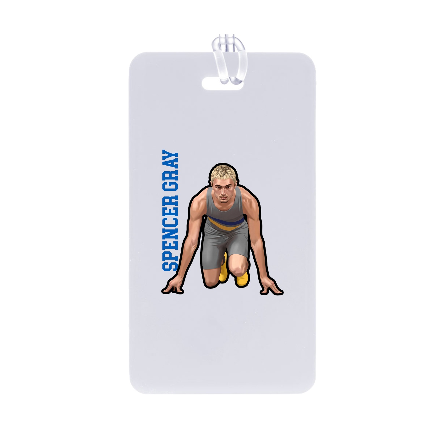 Bag Tag — Name Vertical in Classic