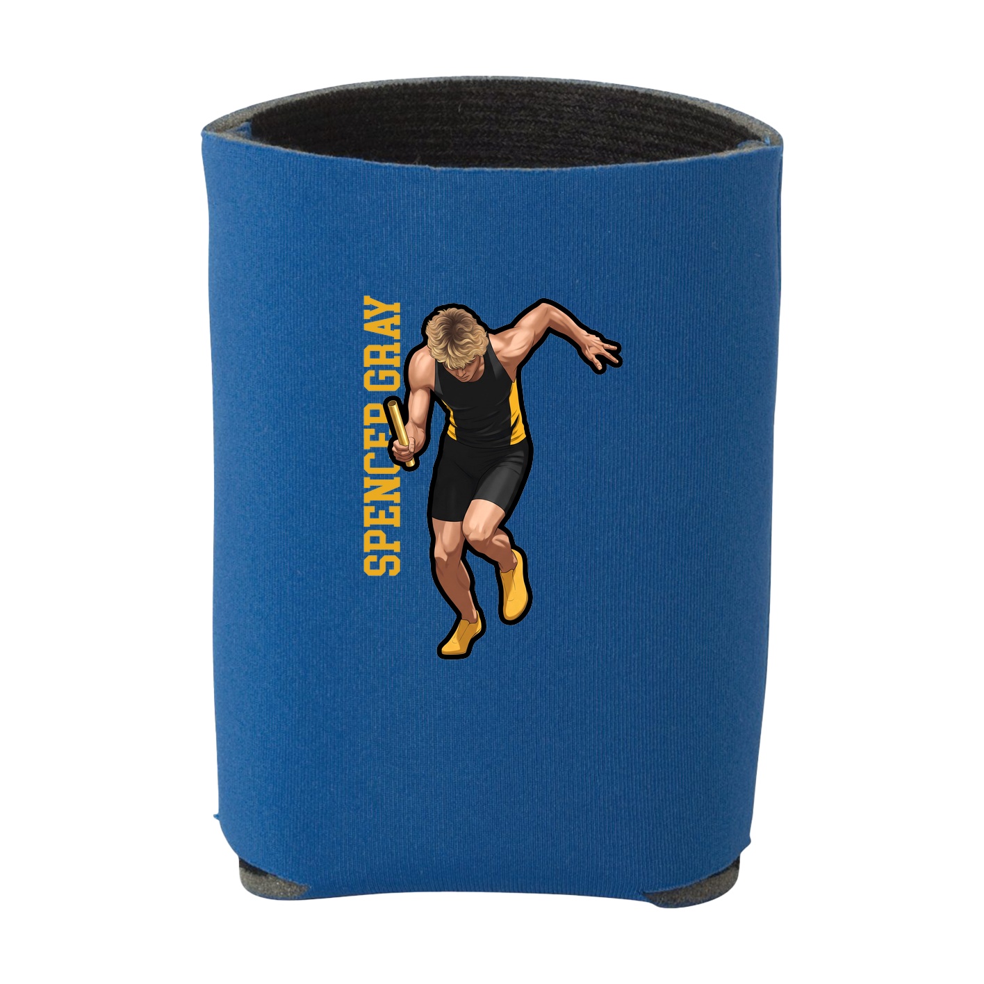 Can Holder — Name Vertical in Royal