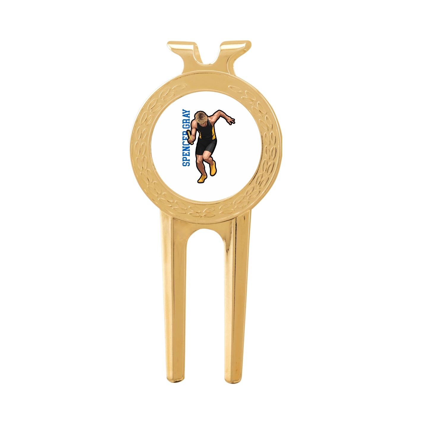Divot Tool with Ball Marker — Name Vertical in Classic
