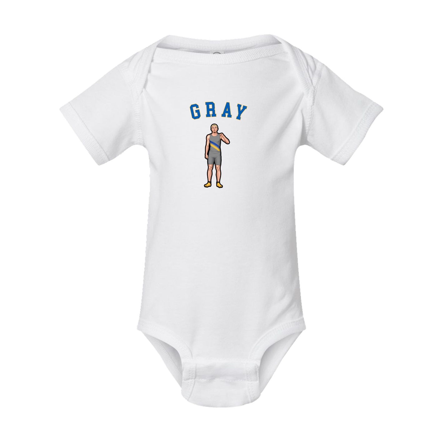 Baby Onesie — Shirsey Arch in White