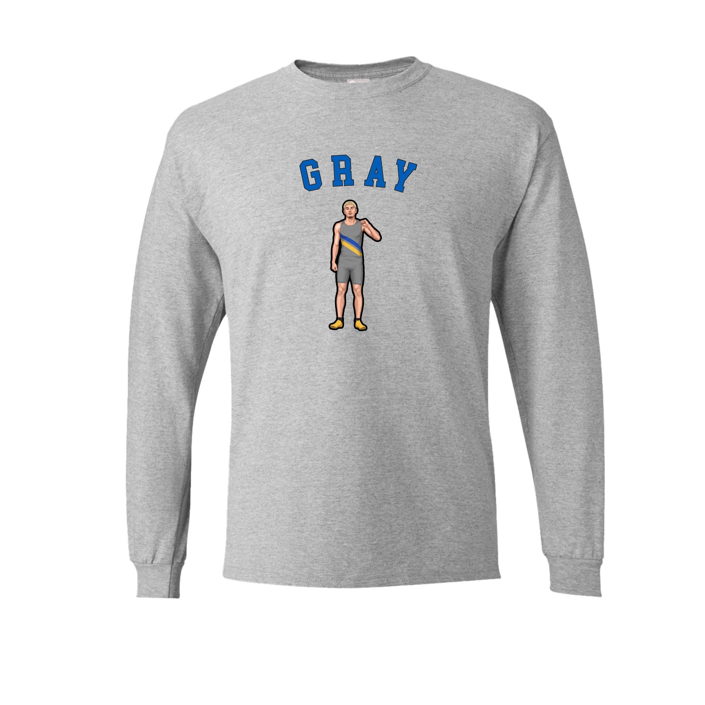 Long Sleeve Tee — Shirsey Arch in Grey