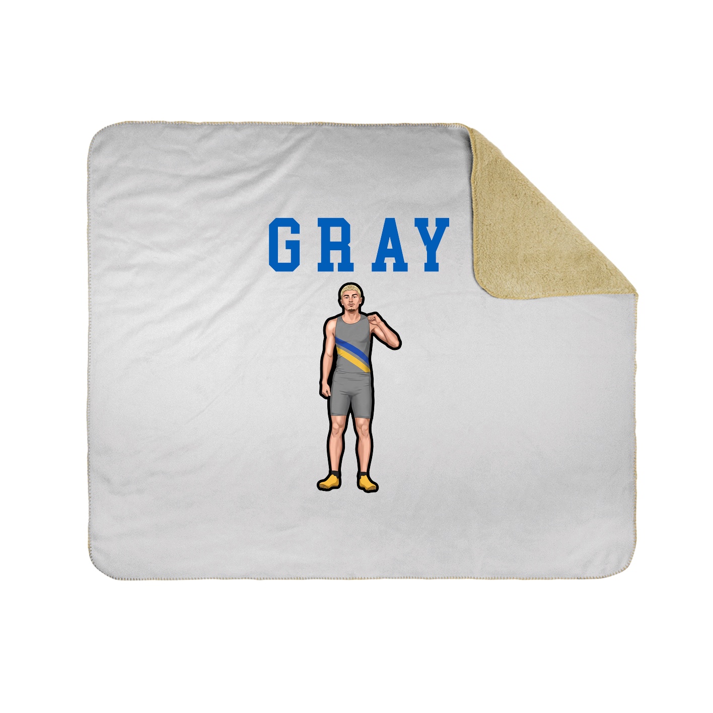 Throw Blanket — Shirsey in White