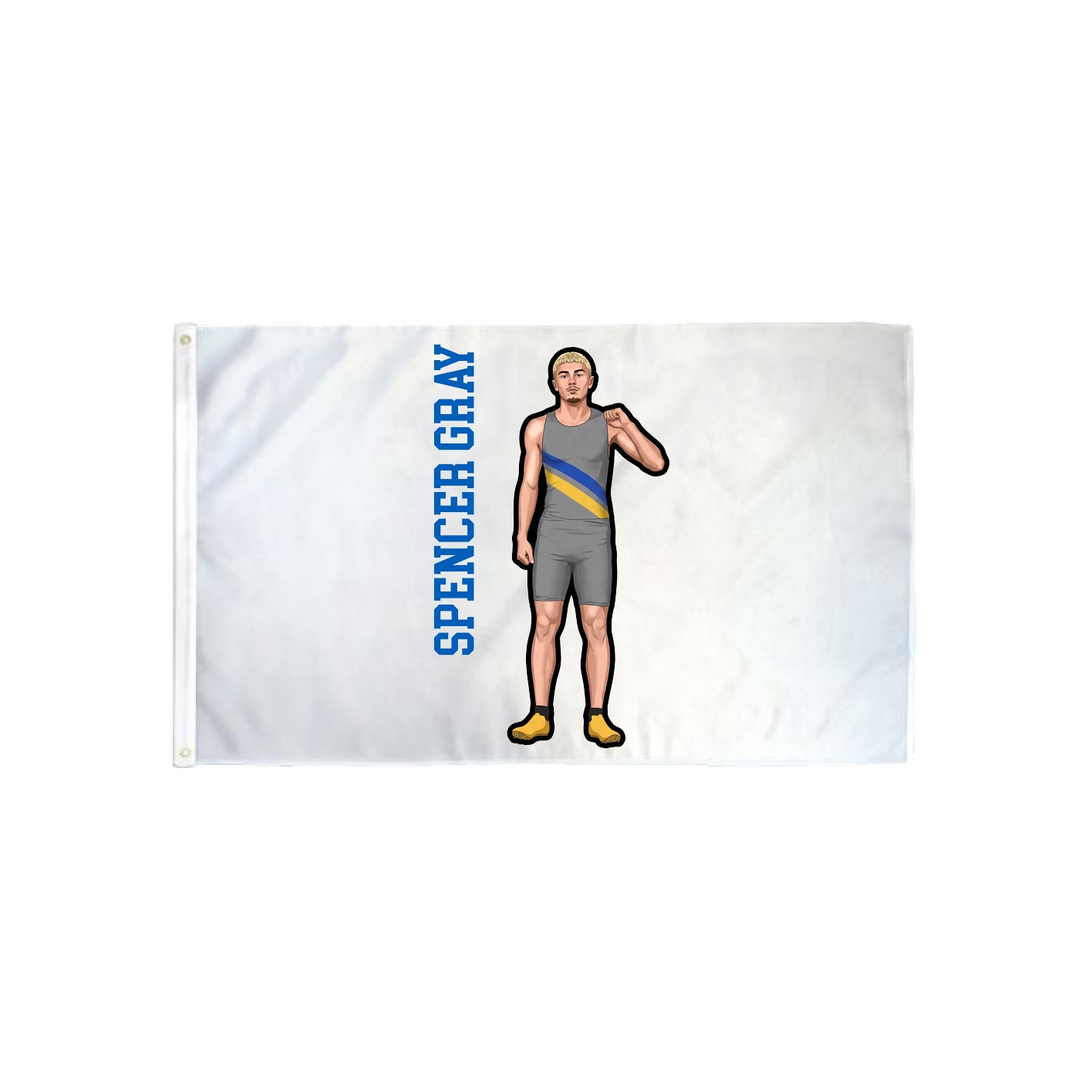 3x5 Flag — Name Vertical in Classic