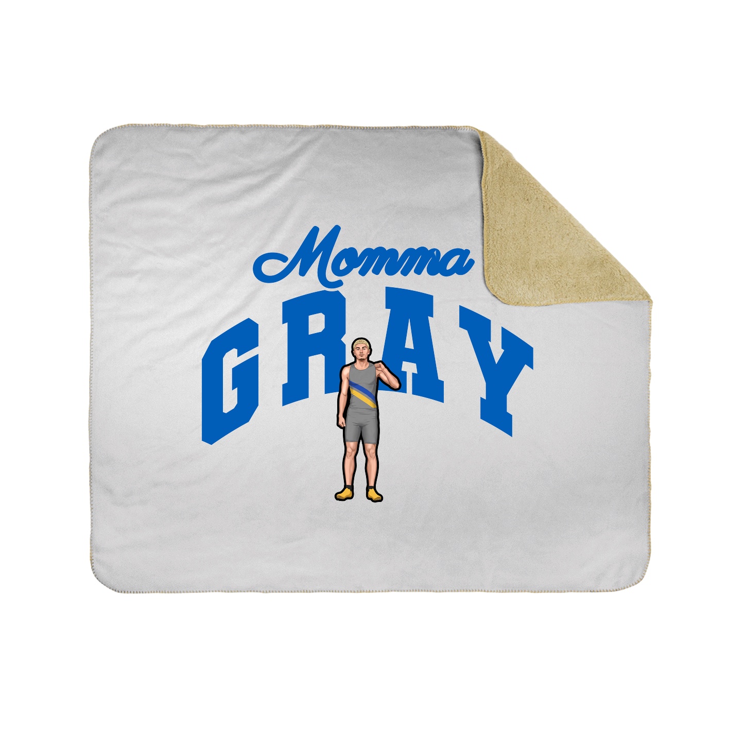 Throw Blanket — Mothers Day Arch in White