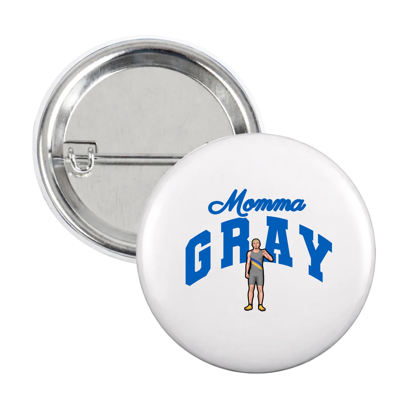 Game Day Button — Mothers Day Arch in White