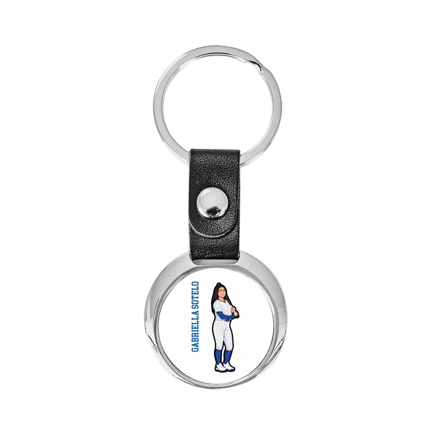 Key Chain — Name Vertical in Classic