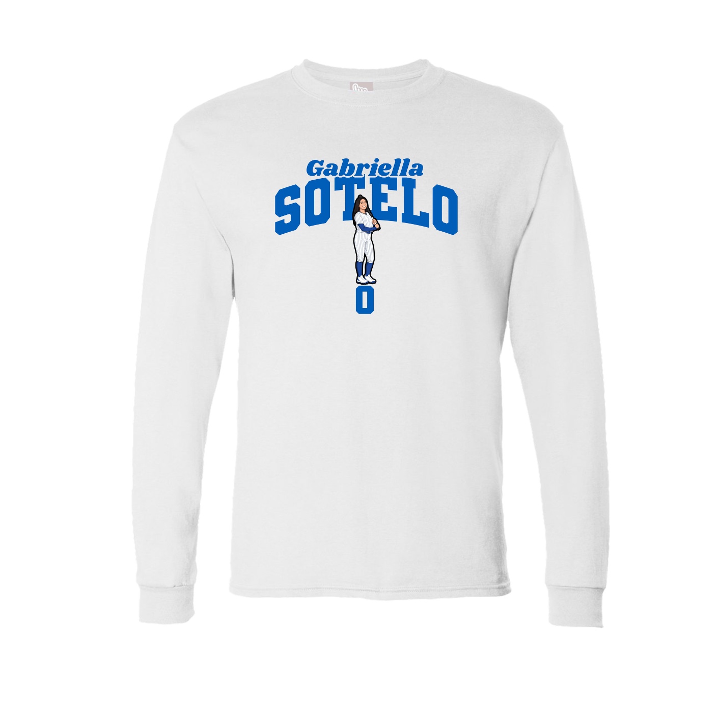 Long Sleeve Tee — Signature Arch in White
