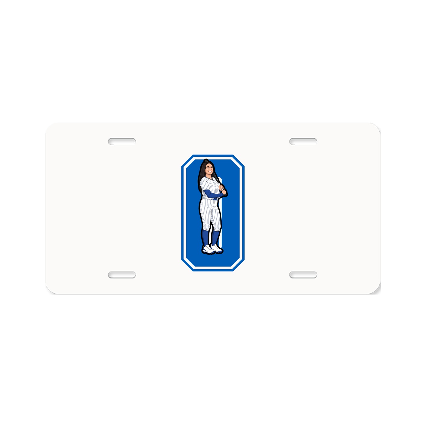 License Plate — Number in Classic