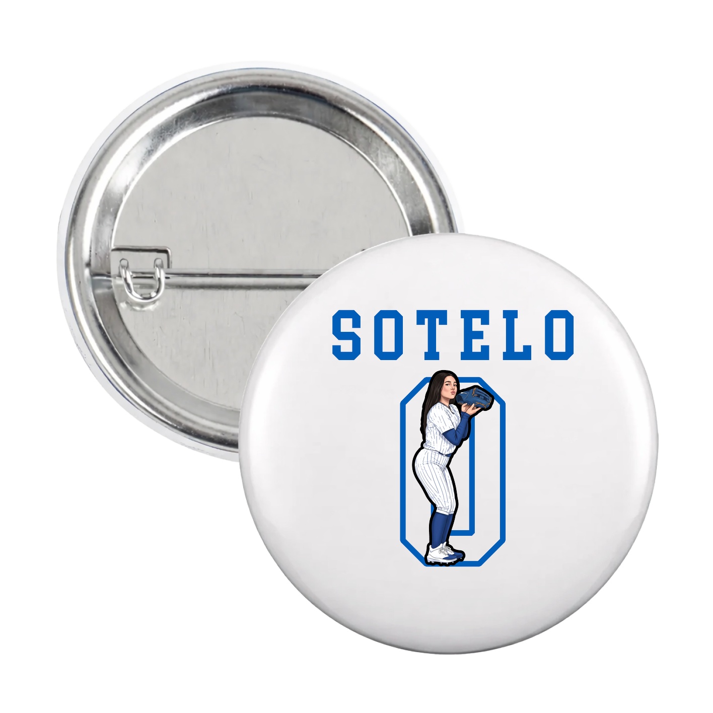 Game Day Button — Shirsey in White