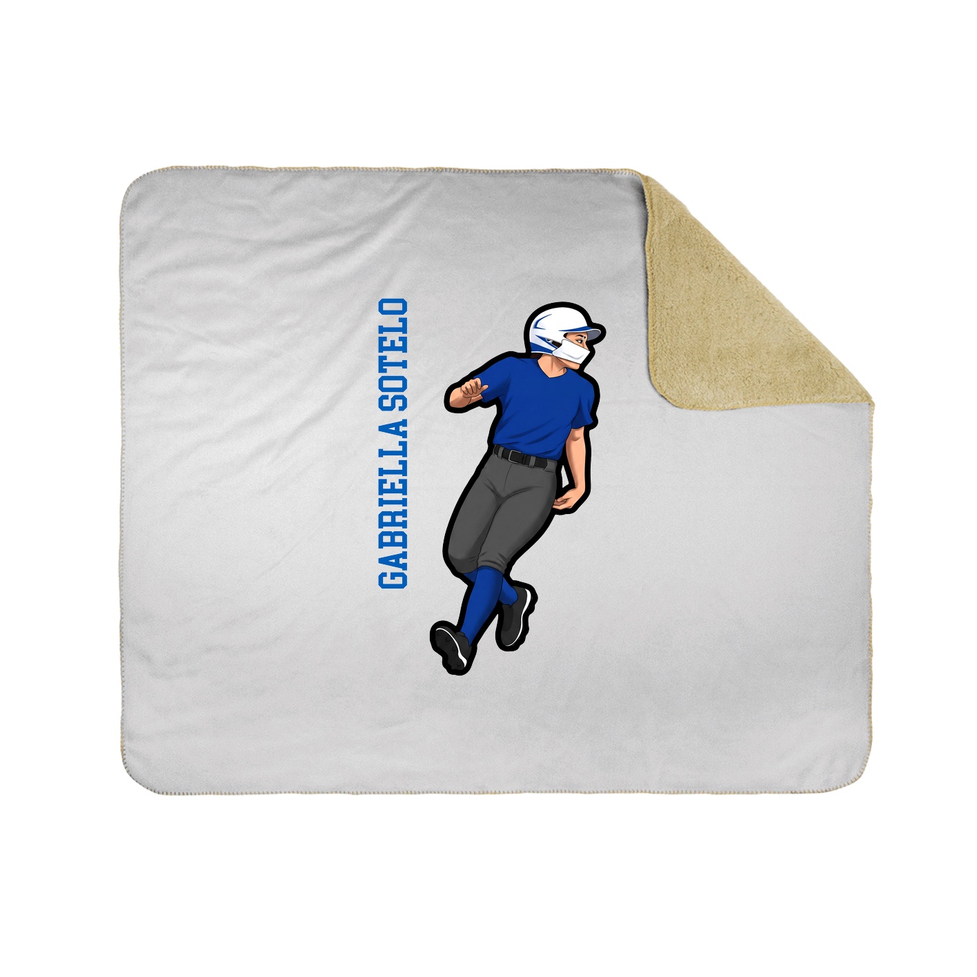 50x60 Sherpa Lined Throw Blanket