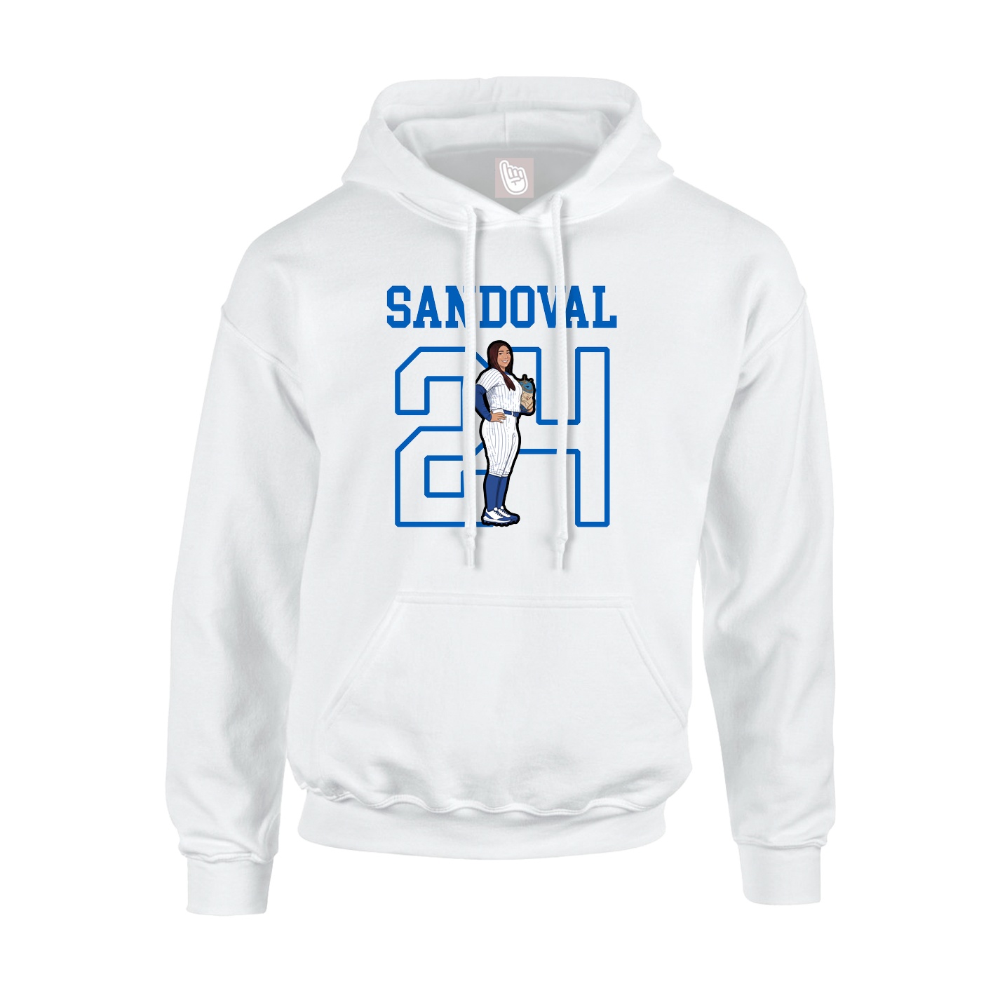Hoodie — Shirsey in White