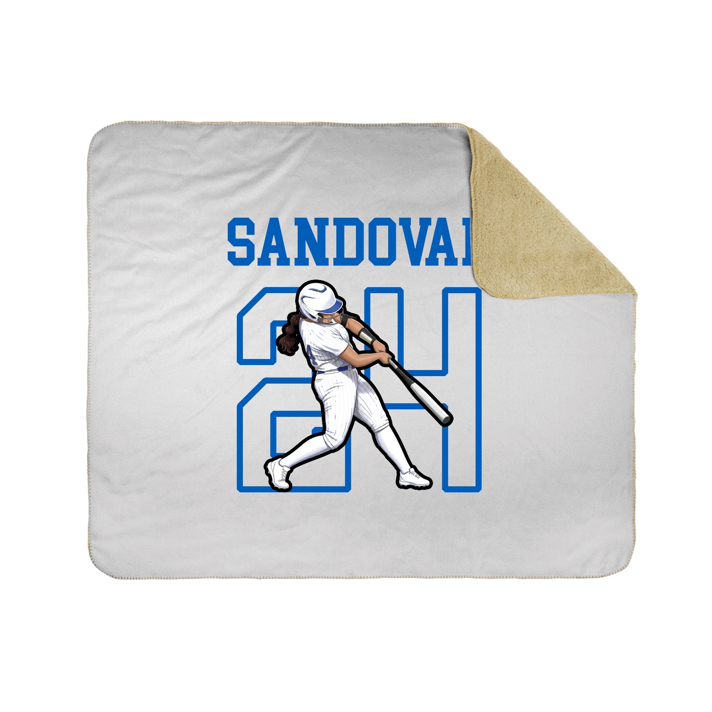 Throw Blanket — Shirsey in White