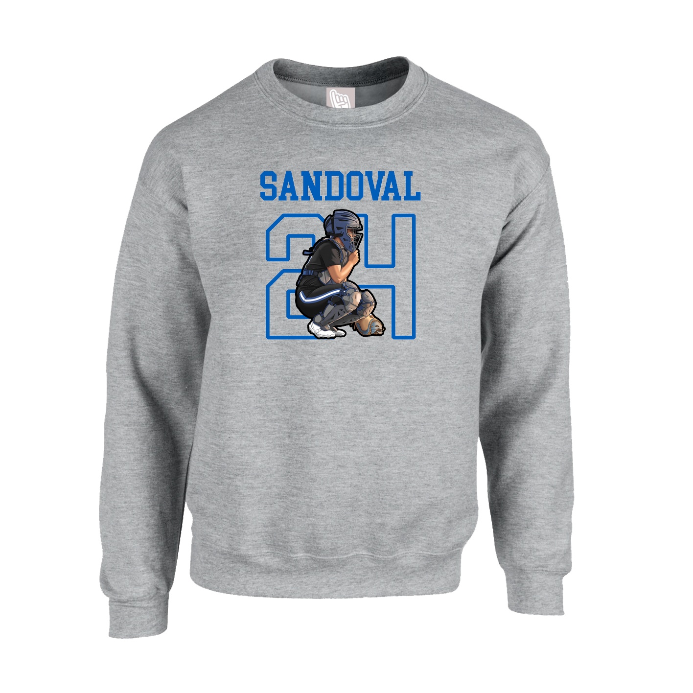 Fleece Crew — Shirsey in Grey