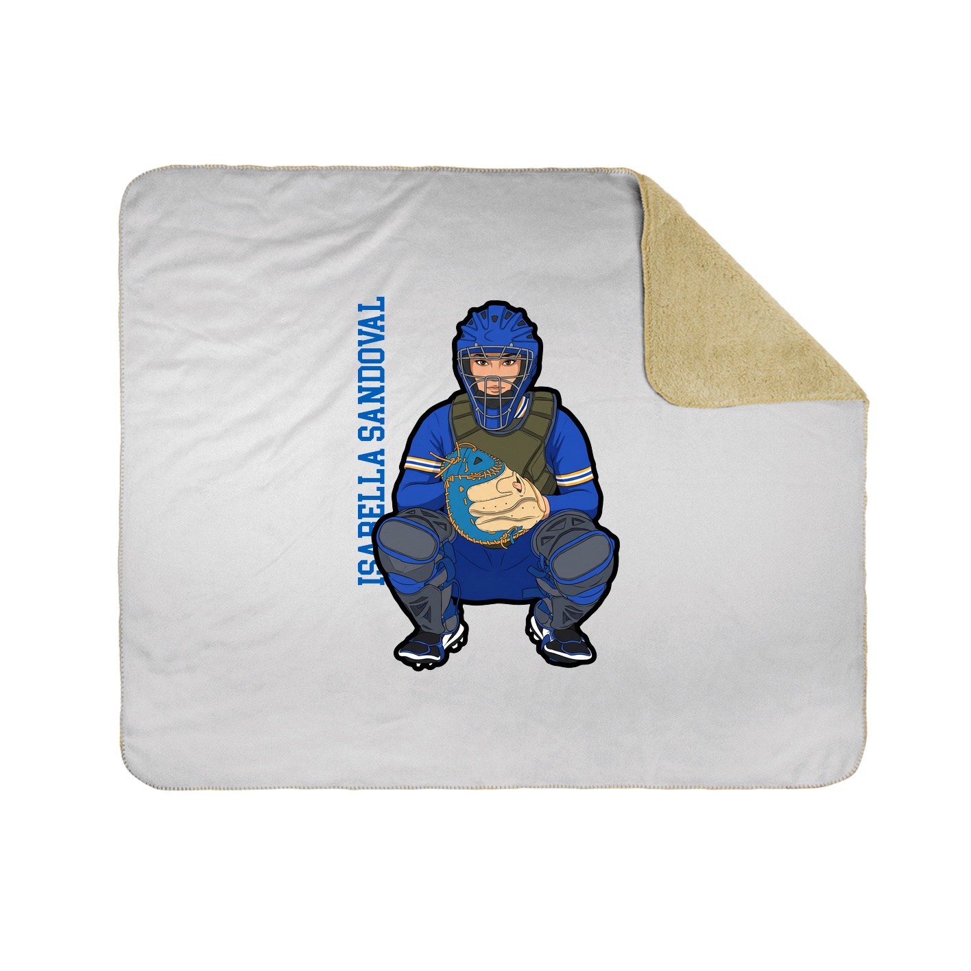 50x60 Sherpa Lined Throw Blanket