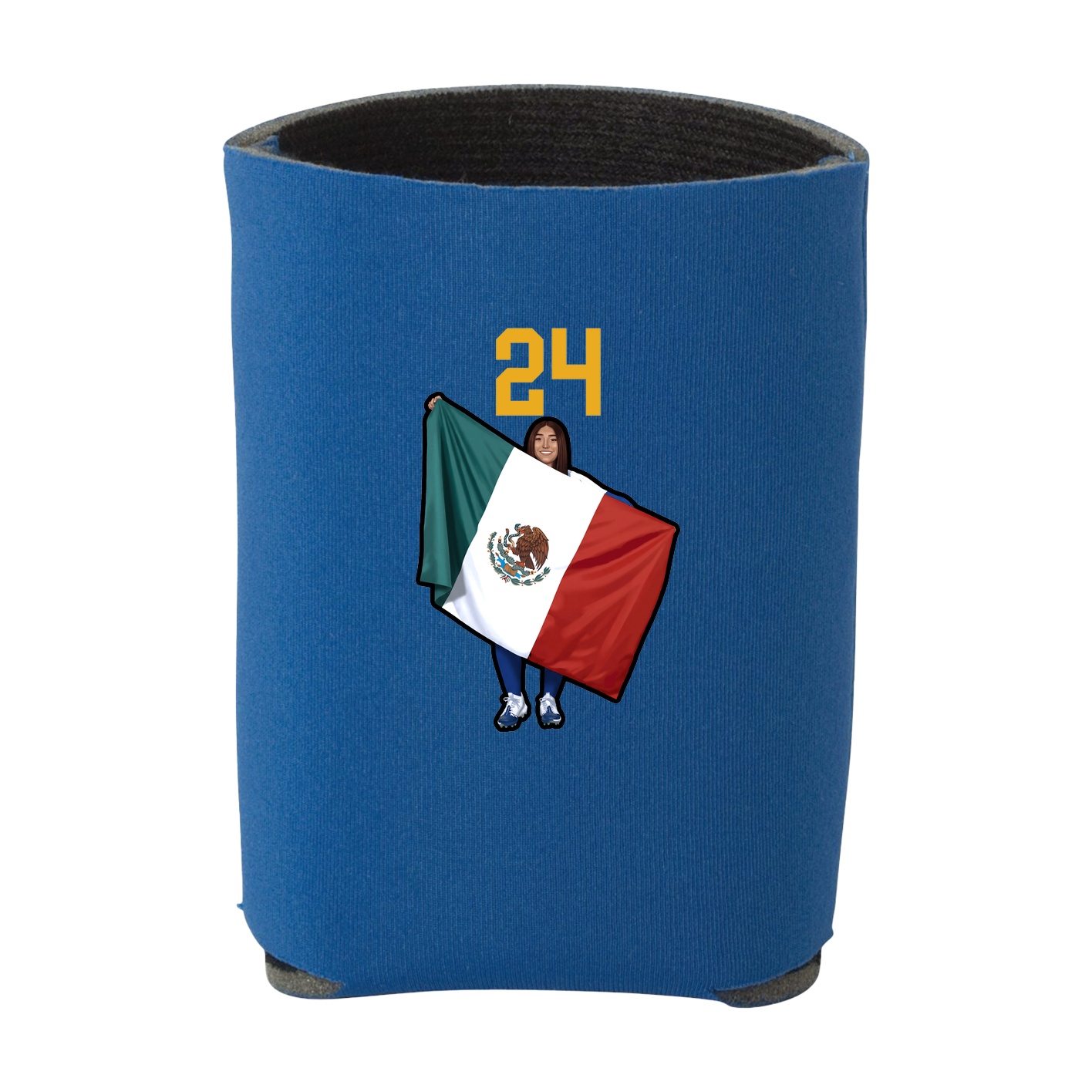 Can Holder — Number Top in Royal