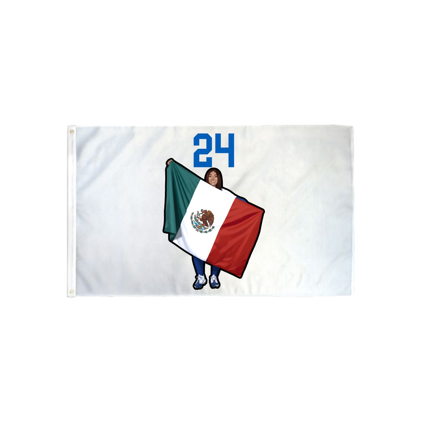 3x5 Flag — Number Top in Classic