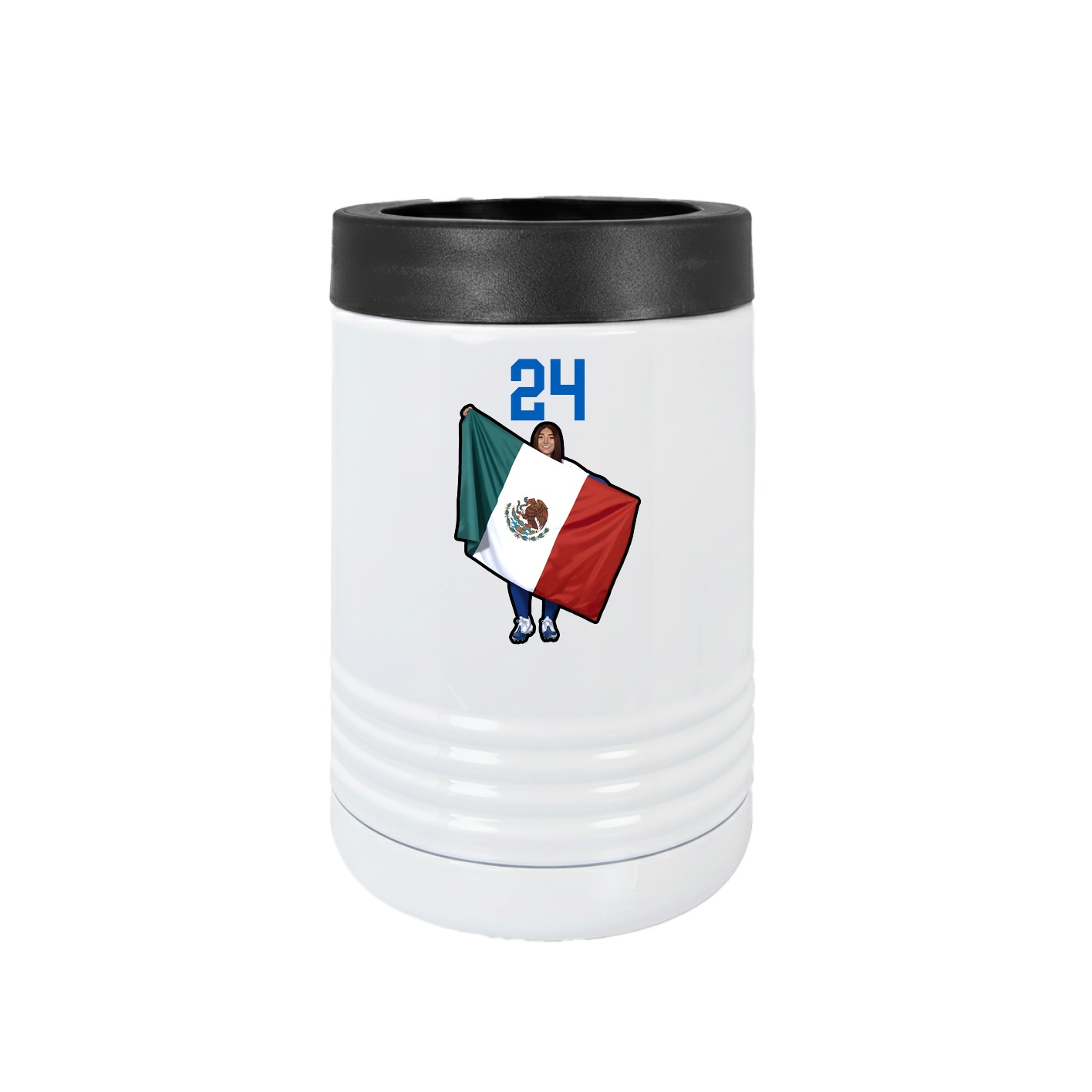 Beverage Holder — Number Top in White