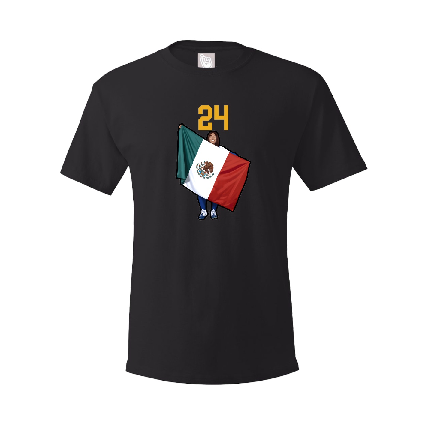 Tee — Number Top in Black