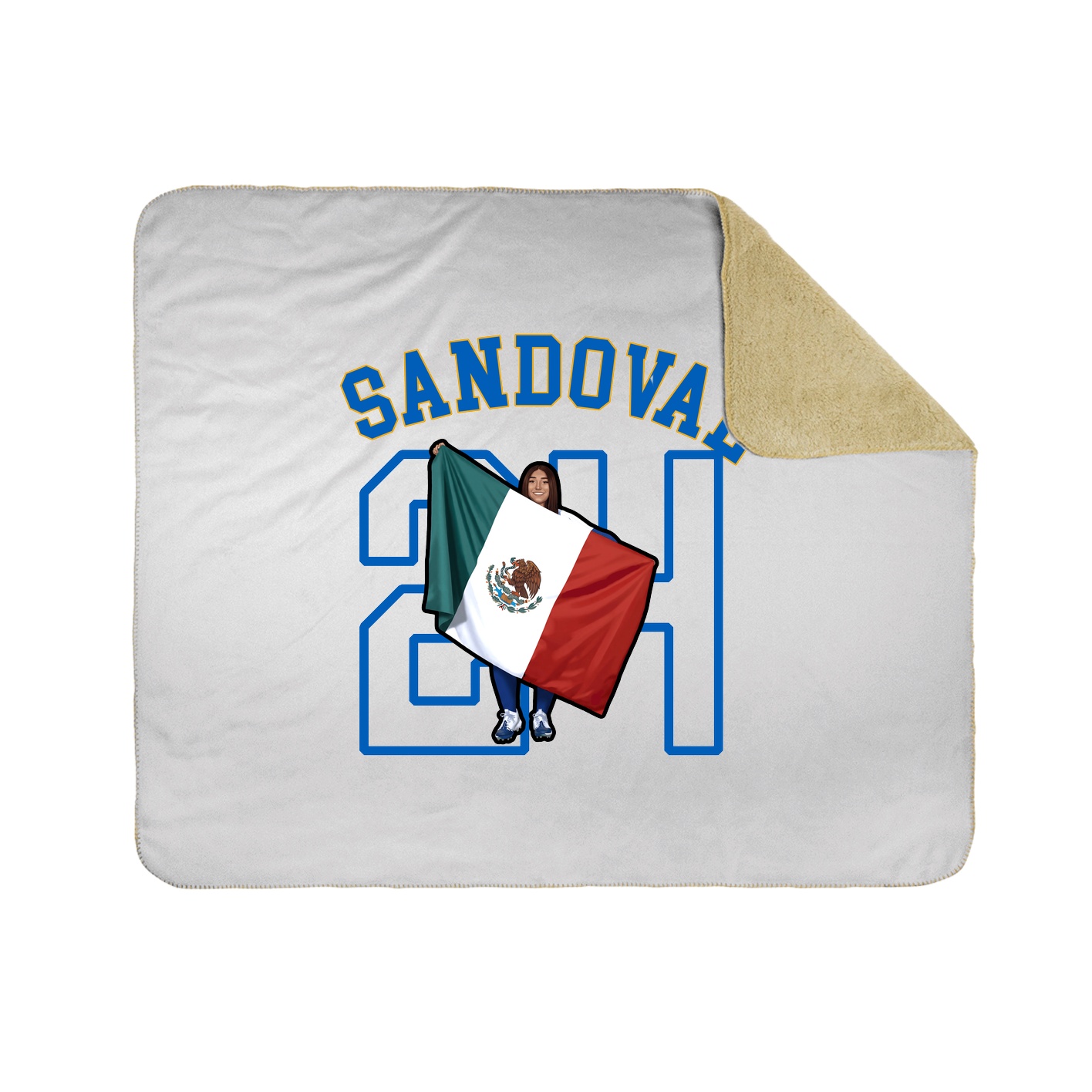 Throw Blanket — Shirsey Arch in White