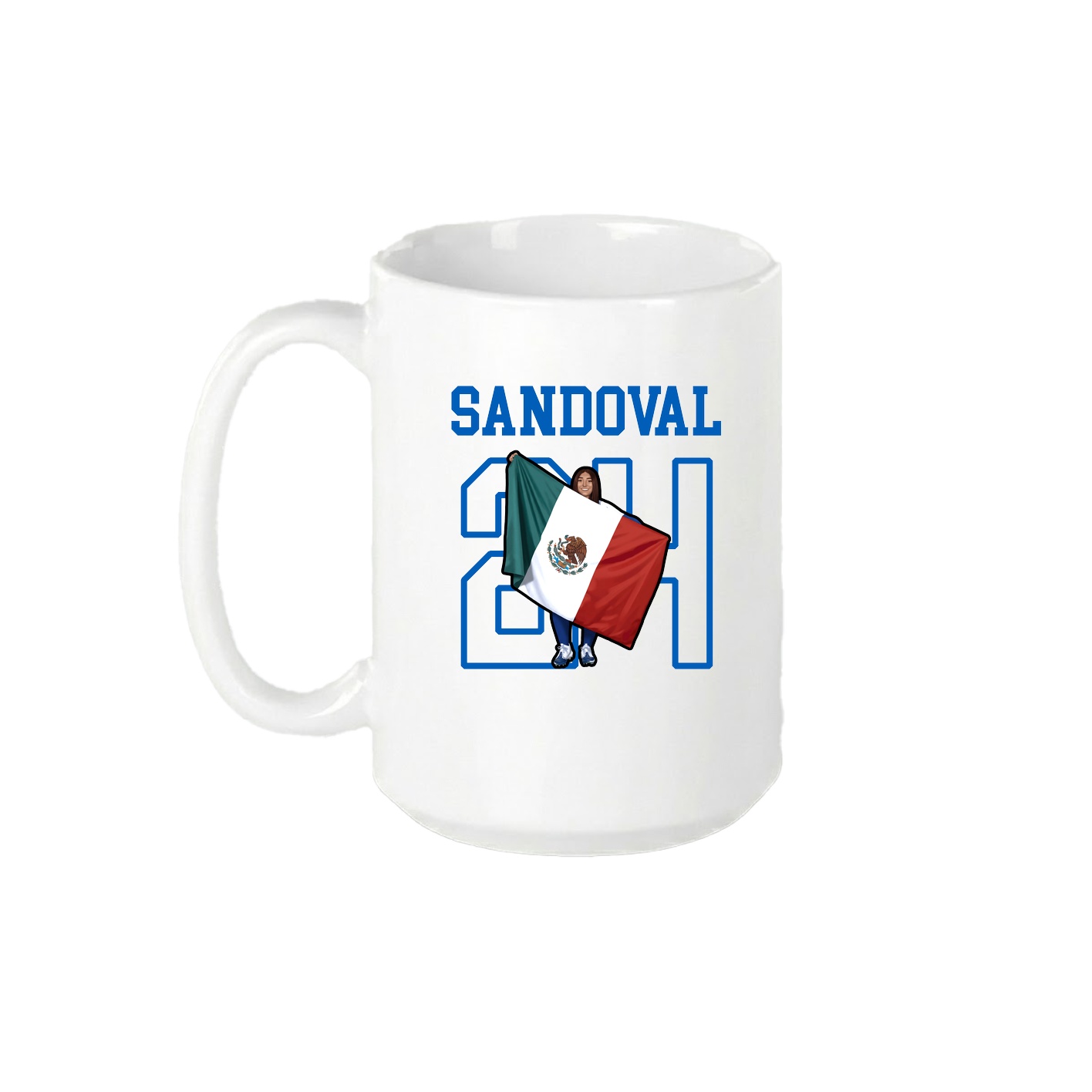 15oz Coffee Mug — Shirsey in White