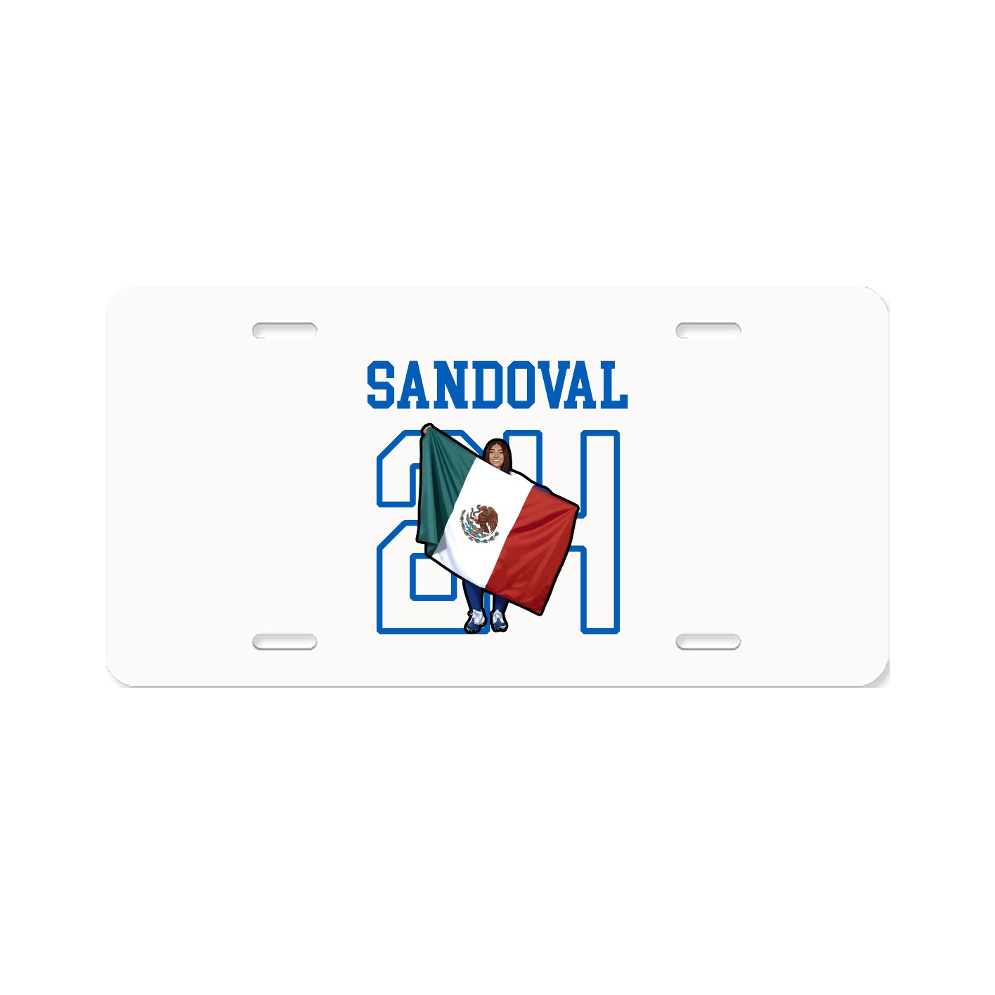 Aluminum License Plate