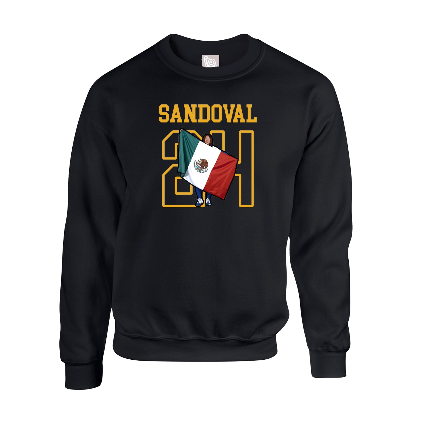 Fleece Crew — Shirsey in Black