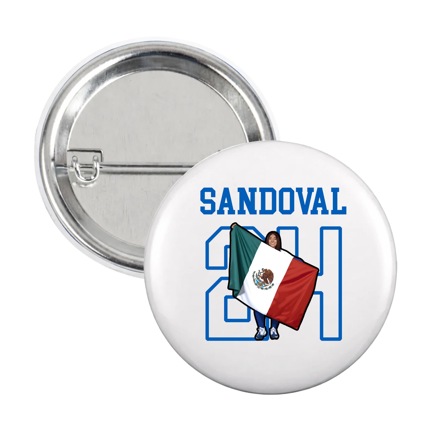 Game Day Button — Shirsey in White