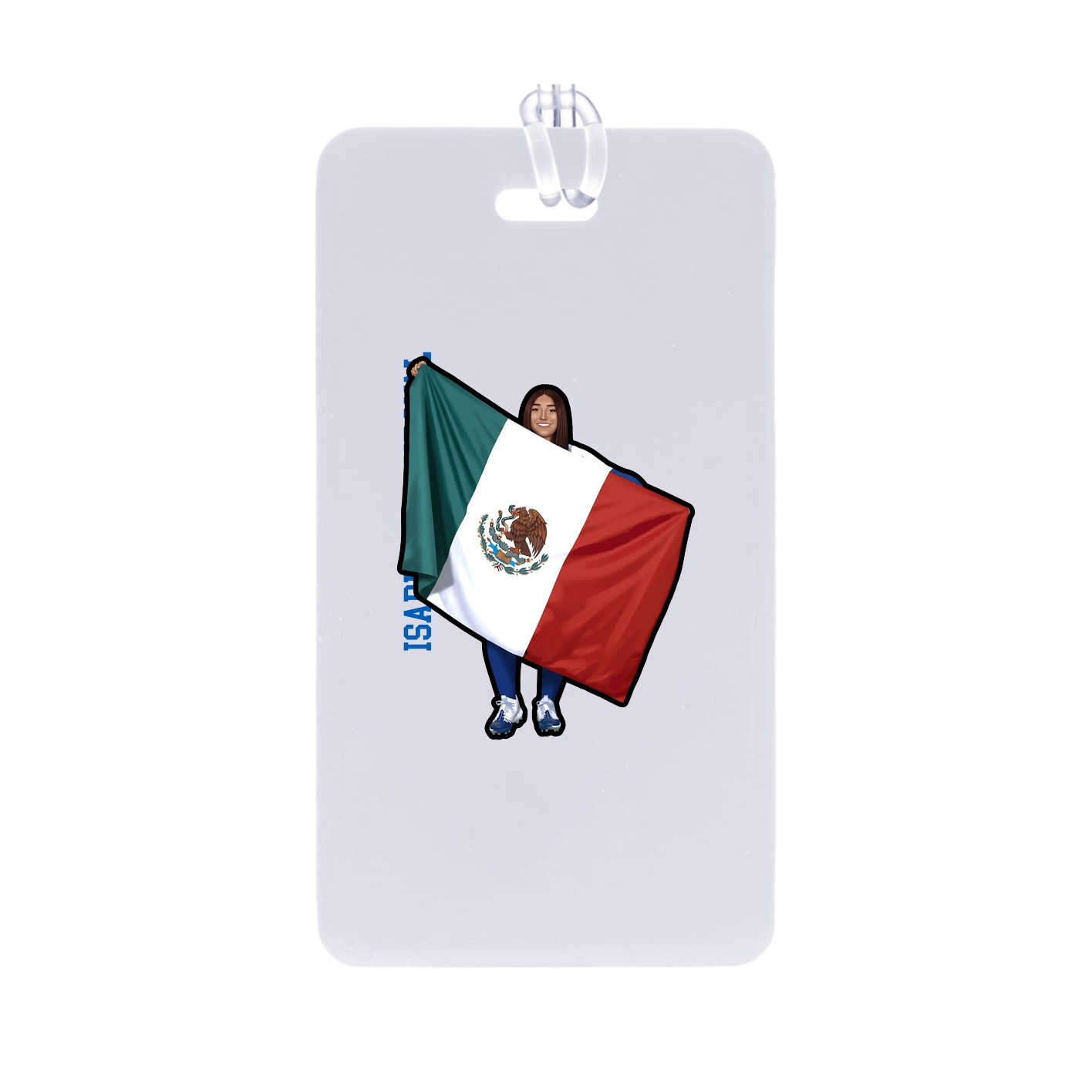 Bag Tag — Name Vertical in Classic