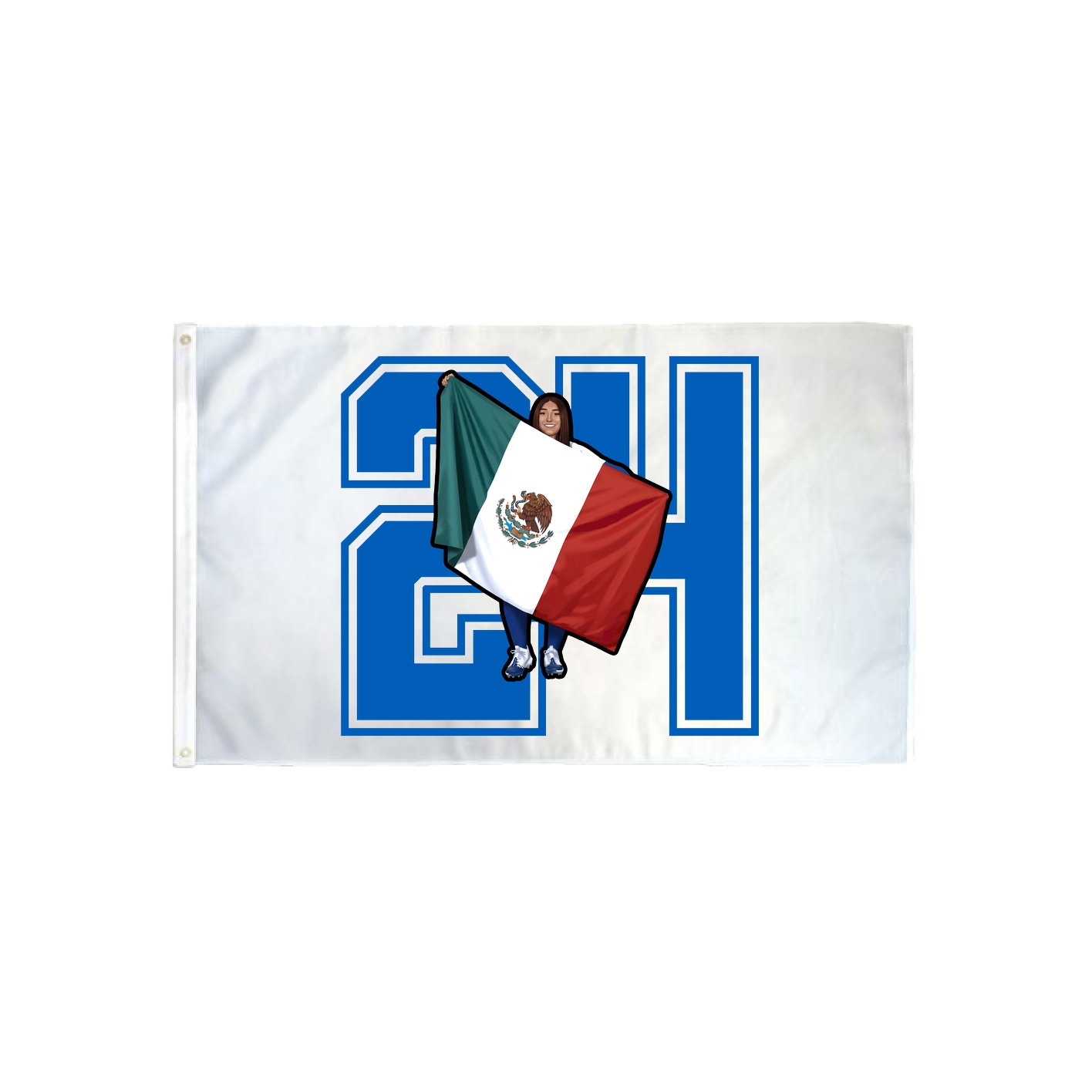 3x5 Flag — Number in Classic