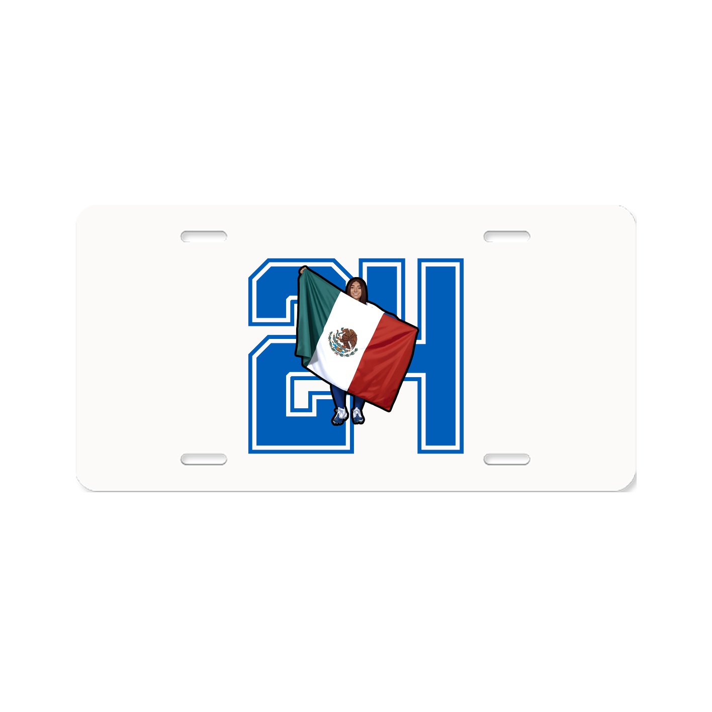 License Plate — Number in Classic