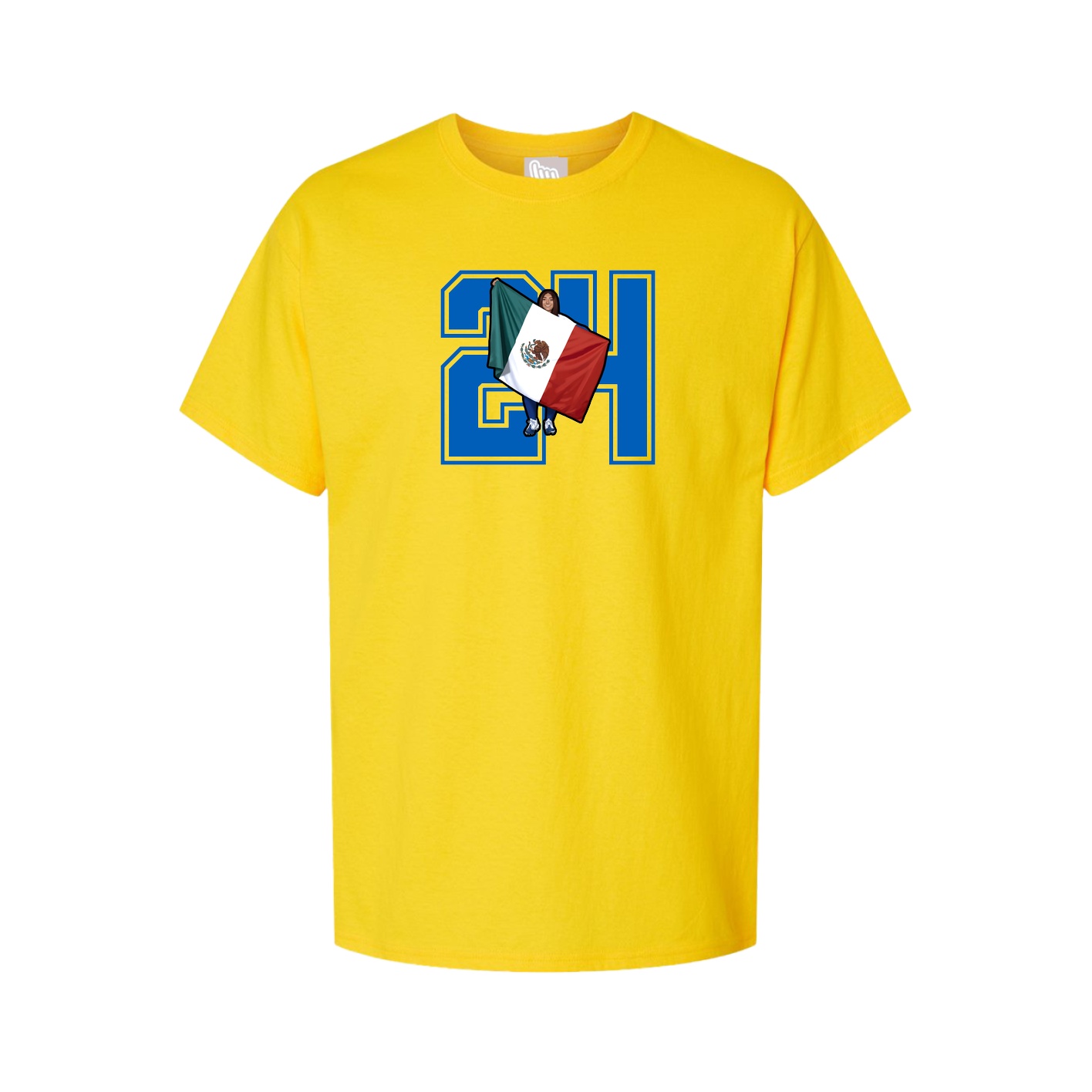 Youth Tee — Number in Gold