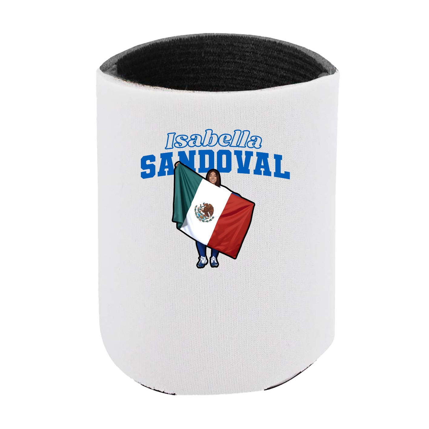 Can Holder — Name Arch in White
