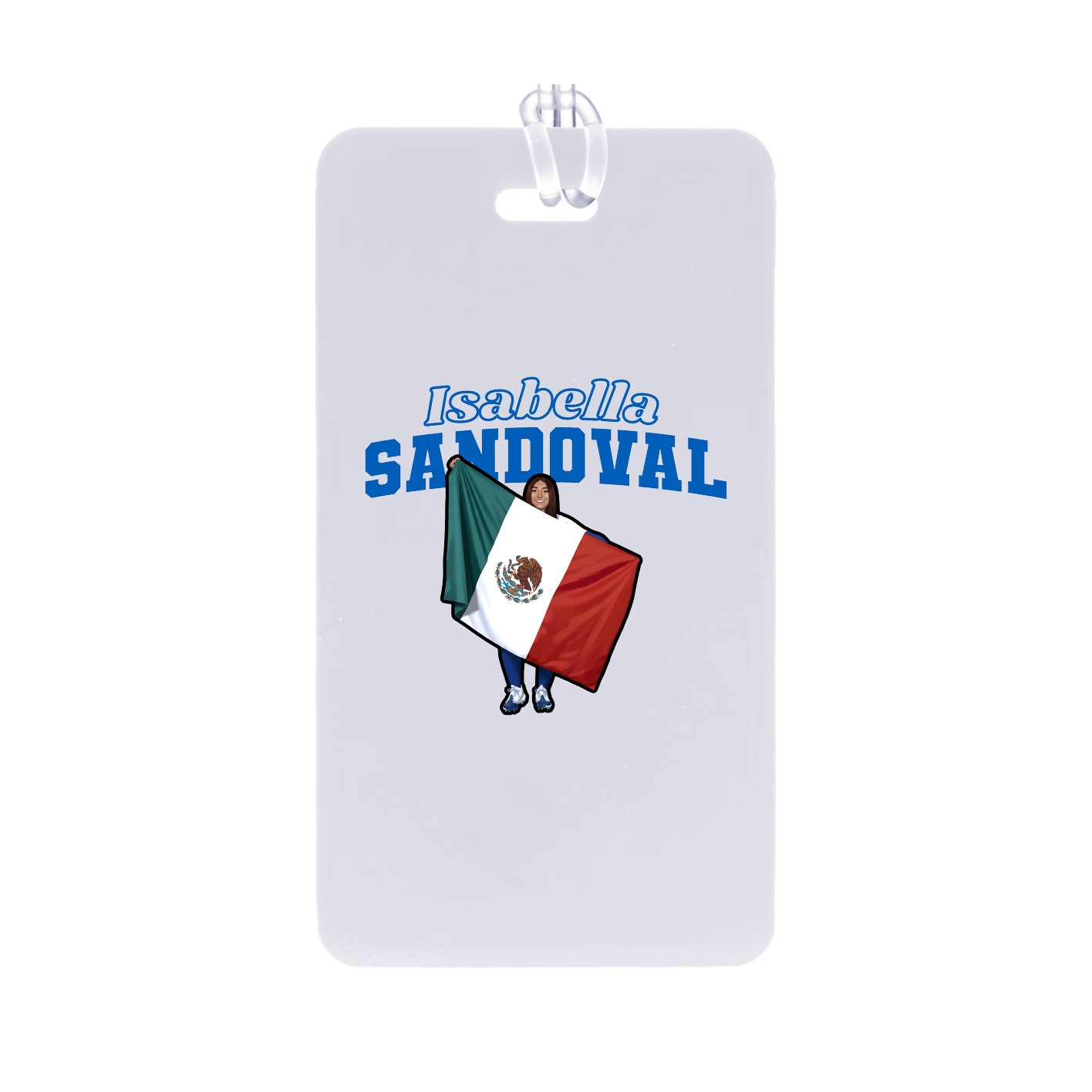 Bag Tag — Name Arch in Classic