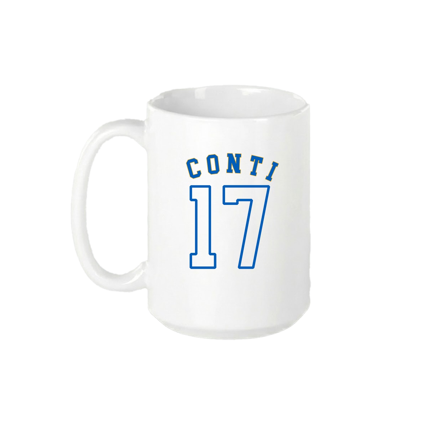 15oz Coffee Mug — Shirsey Arch in White