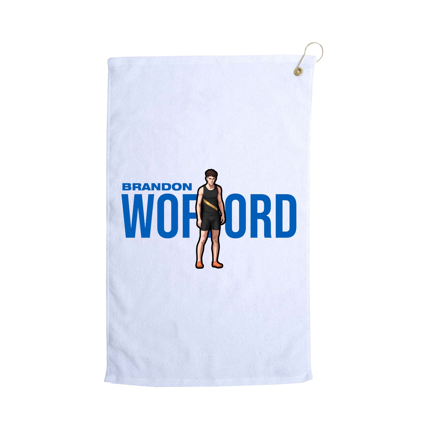 Golf Towel — Player Name in White