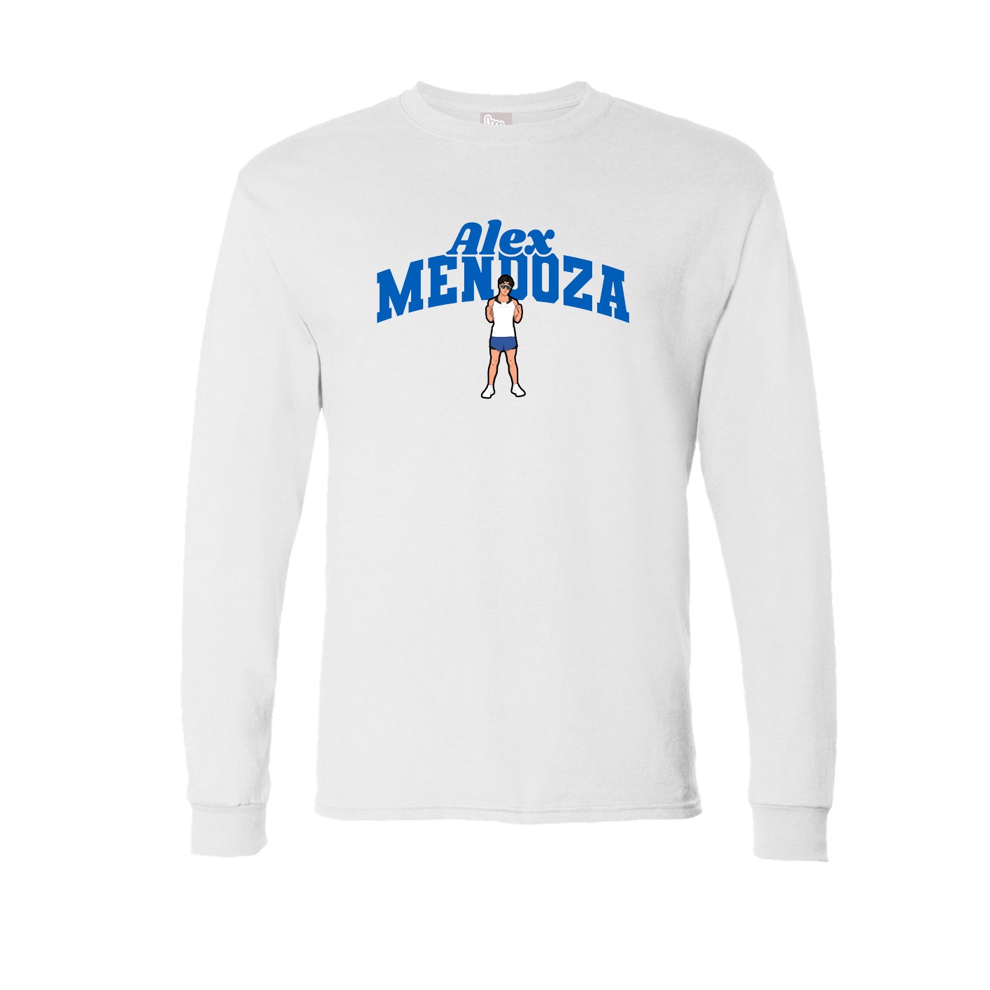 Long Sleeve Tee — Signature Arch in White