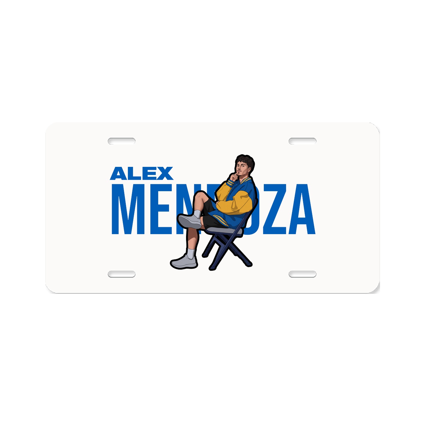 License Plate — Player Name in Classic