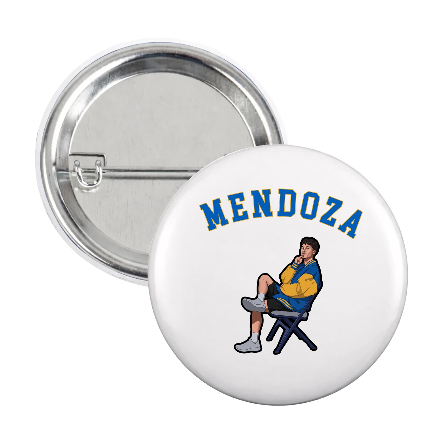 Game Day Button — Shirsey Arch in White
