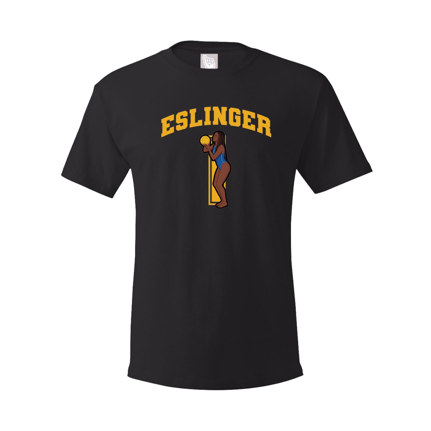 Youth Tee — Number in Black