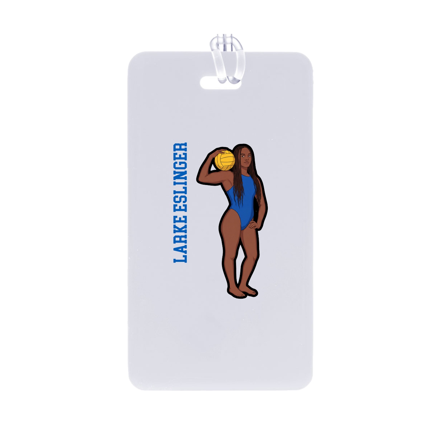 Bag Tag — Name Vertical in Classic