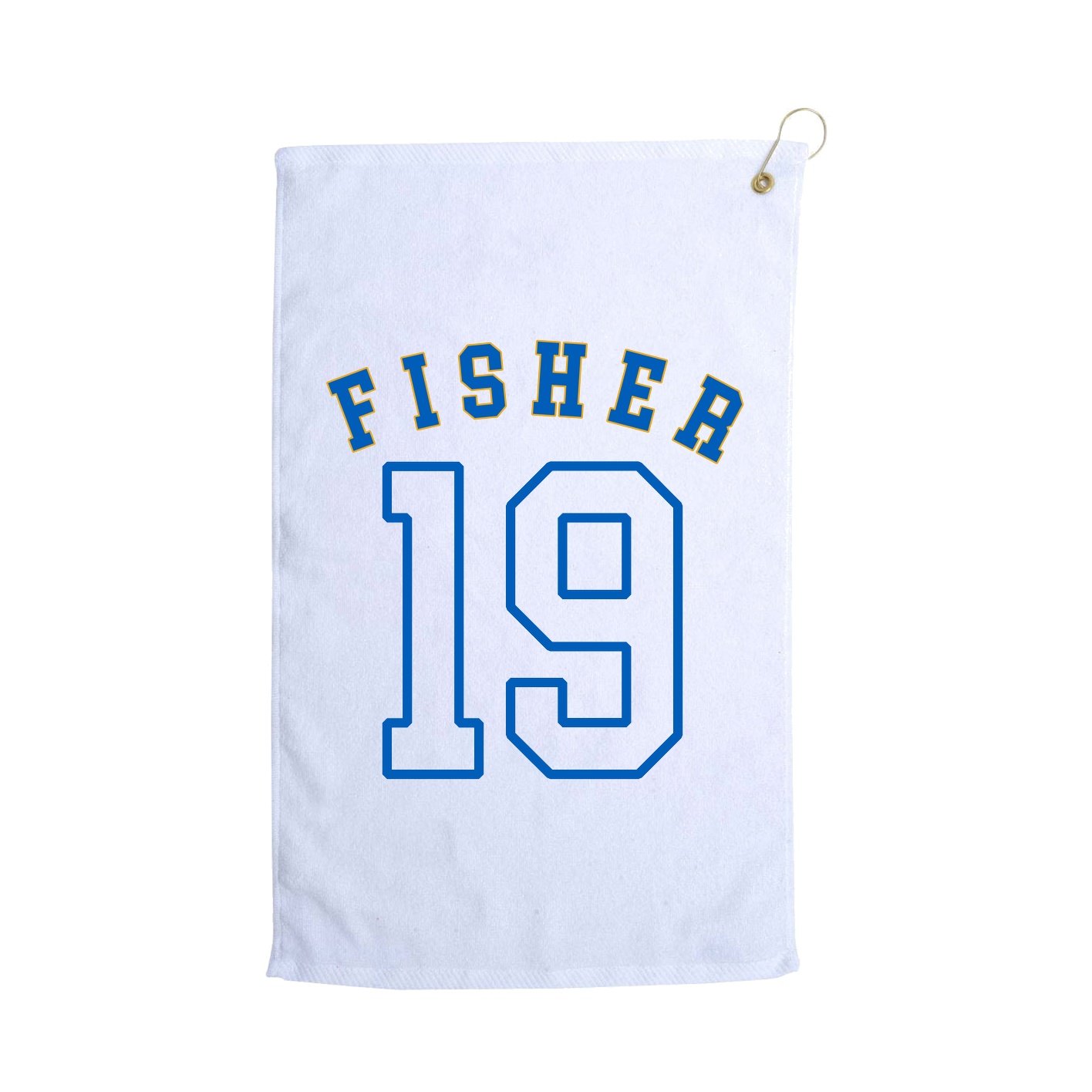 Golf Towel — Shirsey Arch in White