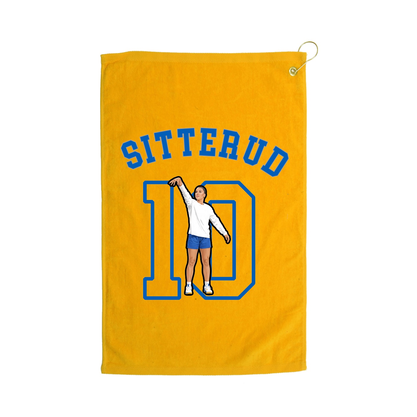 Golf Towel — Shirsey Arch in Gold