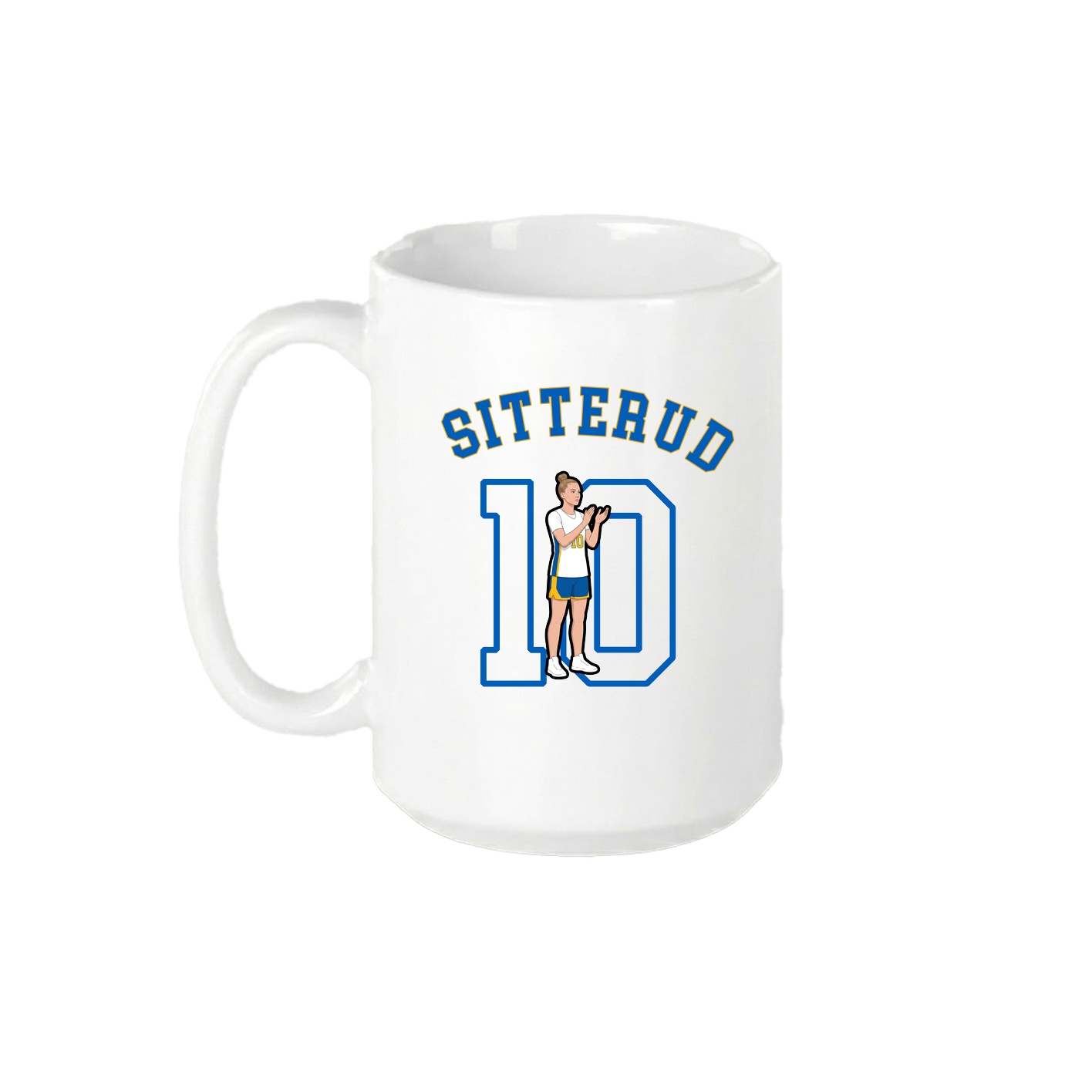 15oz Coffee Mug — Shirsey Arch in White